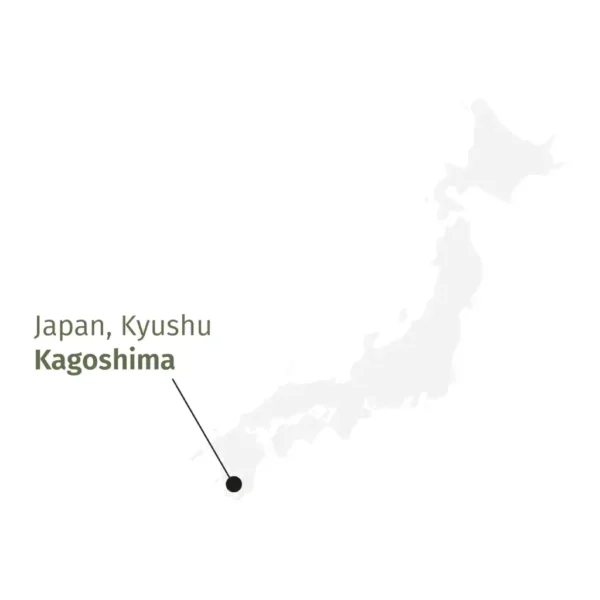Gyokuro Mikoto Bio, Kagoshima, provenienza di questo tè verde in foglie di alta qualità