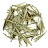 Yin Zhen Ago D'argento in foglia. Dettaglio delle foglie