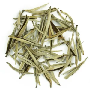 Yin Zhen Ago D'argento in foglia. Dettaglio delle foglie