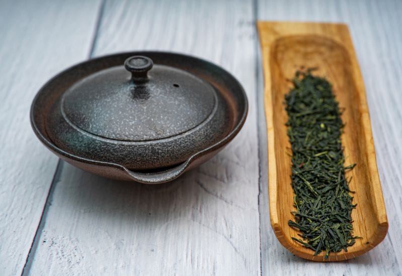 Teiera bassa per il tè Gyokuro