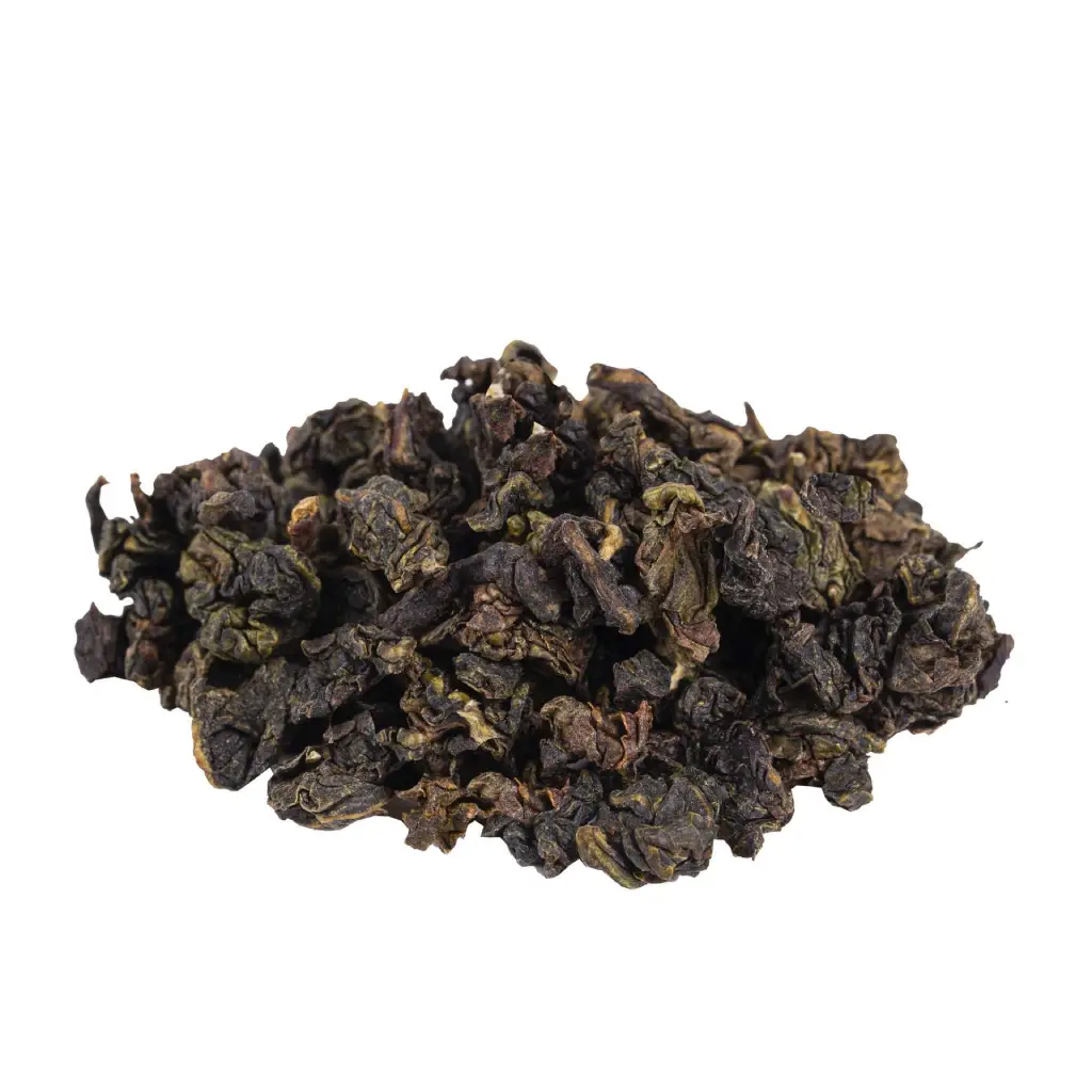 Tè Oolong origine Fu Liang in Cina dettaglio Tè Oolong in foglia, biologico, origine Fu Liang in Cina - dettaglio foglie