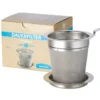 Infusore Tè Acciaio Inox Armonia - Maglia Fine con Coperchio