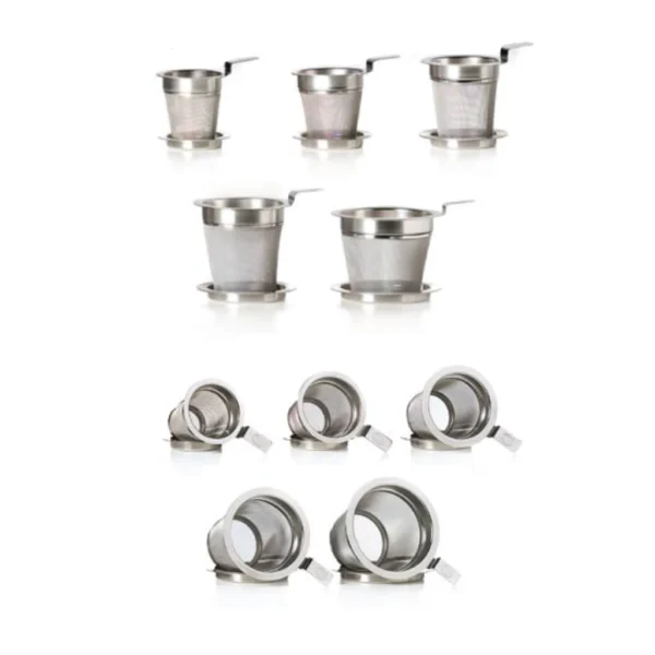 Infusori per tè e tisane in varie taglie XS S M L XL modello Armonia
