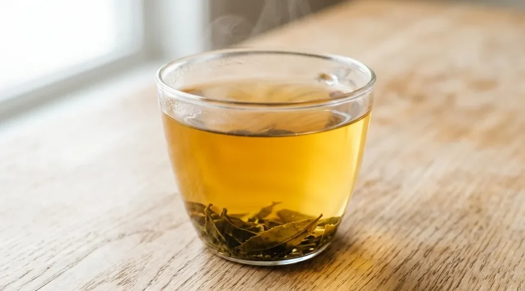 te-di-qualita-liquore-tazza-trasparente Tazza di vetro trasparente con tè di qualità appena infuso, liquore limpido e brillante di colore ambra chiaro